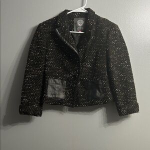 Vince Camuto Tweed Cropped Jacket Size 6